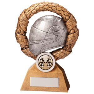 Monaco Wreath Motorsport Helmet Award 150mm