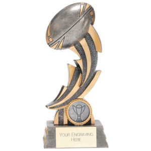 Thunderbolt Rugby Antique Silver 175mm