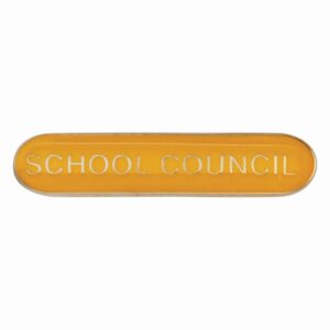 Scholar Bar Badge School Council Yellow 40mm