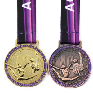 Custom Gymnastics Medals Your Logo