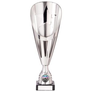 Rising Stars Deluxe Plastic Lazer Cup Silver 305mm