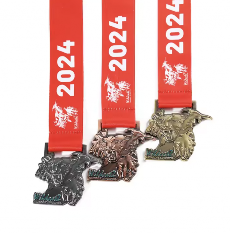 Custom Bronze, Silver & Gold Medals with animal motif