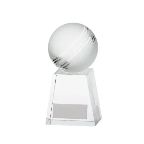 Voyager Cricket Crystal Award 125mm