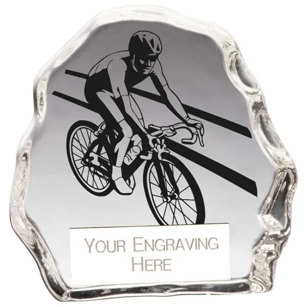 Mystique Cycling Glass Award 90mm