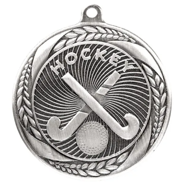 Typhoon Hockey Medal Silver 55mm