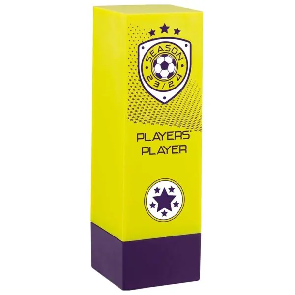 Prodigy Tower Players Player Award Yellow & Purple 160mm