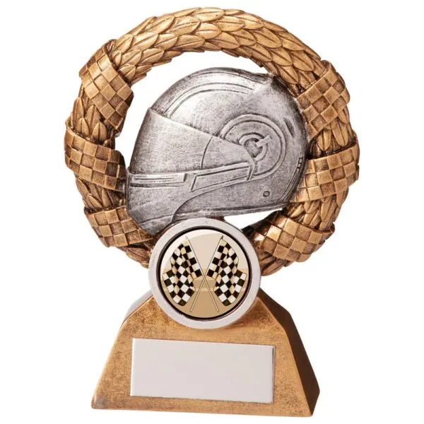 Monaco Wreath Motorsport Helmet Award 110mm