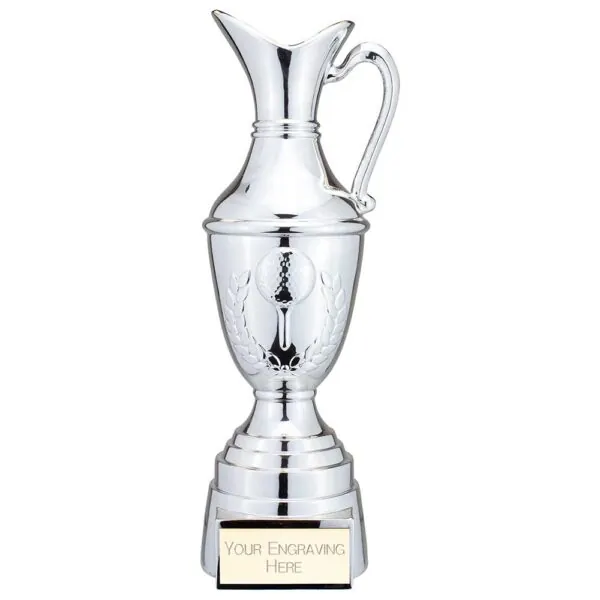 Claret Jug Golf Resin Vacuum Plated Silver 300mm