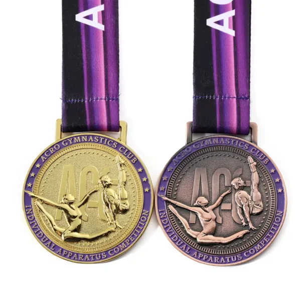 Custom Gymnastics Medals Your Logo - Image 5