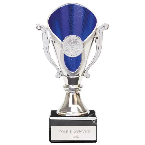 Wizard Legend Trophy Silver & Blue 175mm