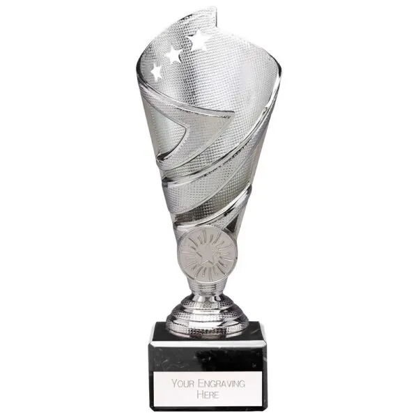 Hurricane Multisport Plastic Cup Silver 185mm