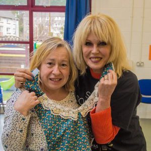 Joanna Lumley and Eileen Jubb