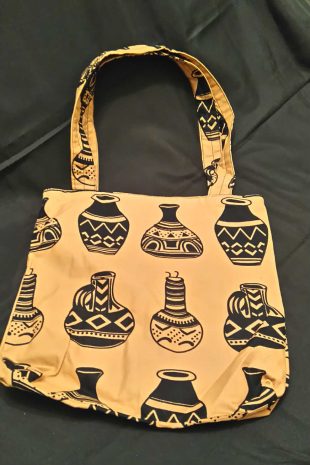 African Cooking Pots motif Bag