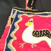 Cockerel Motif Bag Detail