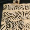 Zebra Print Handmade Bag Detail