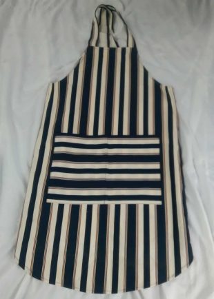 Striped Cover-all Apron Adult