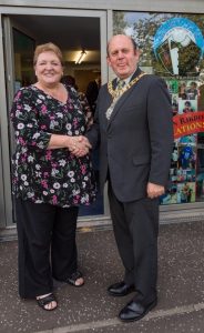 Lord Provost Frank Ross+Lesley