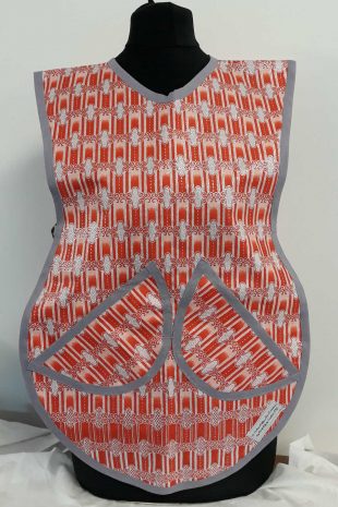 Childrens Orange and Silver Tabard