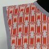 Childrens Orange and Silver Tabard Detail