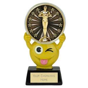 Novelty Emoji Achievement Trophy 11cm (4 3/8")