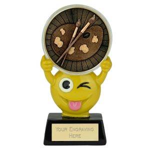 Novelty Emoji Art Trophy 11cm (4 3/8")