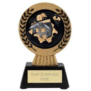 Gold Laurel Hero Clay Pigeon Shooting Award 11.5cm (4 5/8")