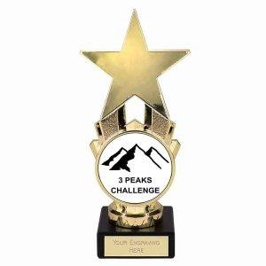 3 Peaks Challenge Award Star 17cm (6 3/4")