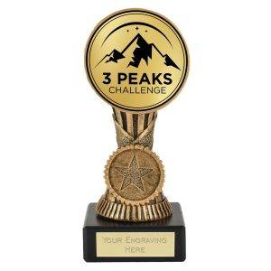 3 Peaks Challenge Classic Orb Centre Holder Award 13cm (5 1/8")
