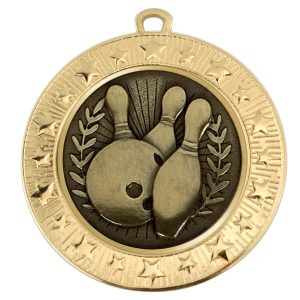 VF Star Ten Pin Bowling Classic Medal 70mm