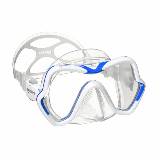 Mares One Vision duikmasker clear silicone blauw