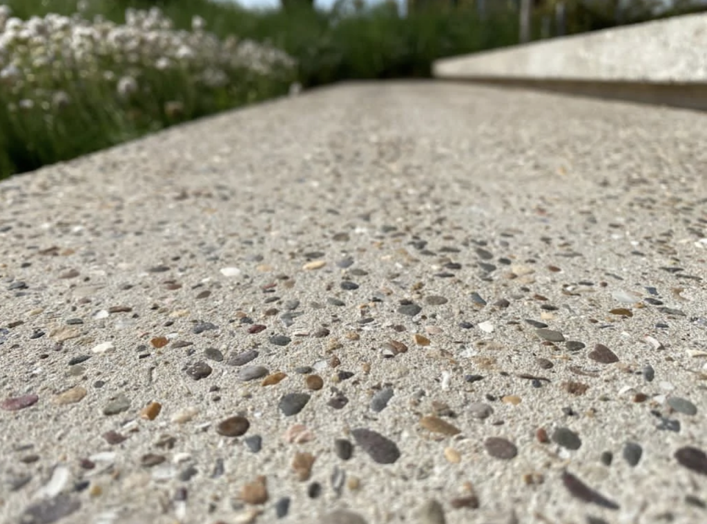 uitgewassen beton byttebier beton wingene