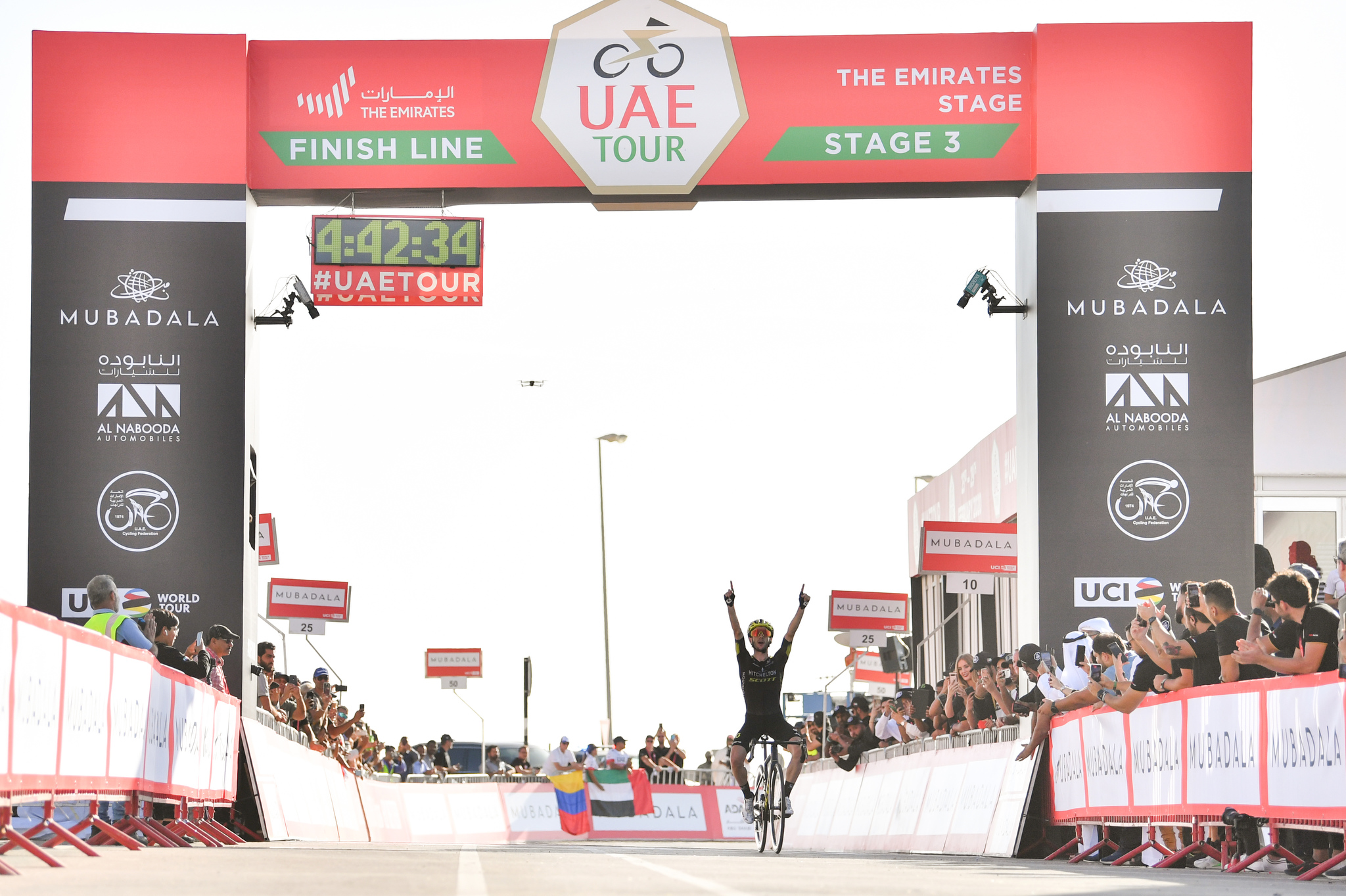 Britisk sejr på tredje etape i Emiraterne