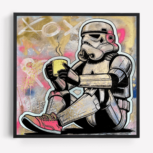 IMPERIALISTIC RETREAT Star Wars Prints - Leinwand