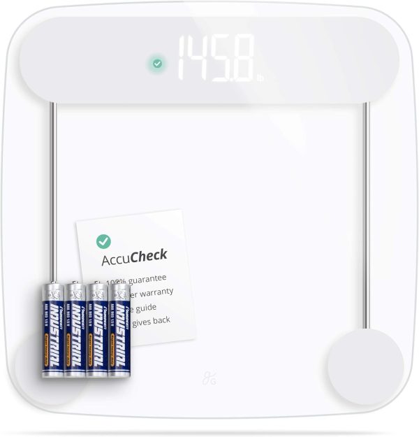 Greater Goods Digital AccuCheck Bathroom Scale for Body Weight, Capacity up to 400 lbs, Batteries Included, Ash Grey - Image 38