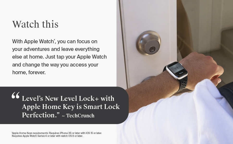 LEVEL LOCK + smart lock with Apple Home Keys