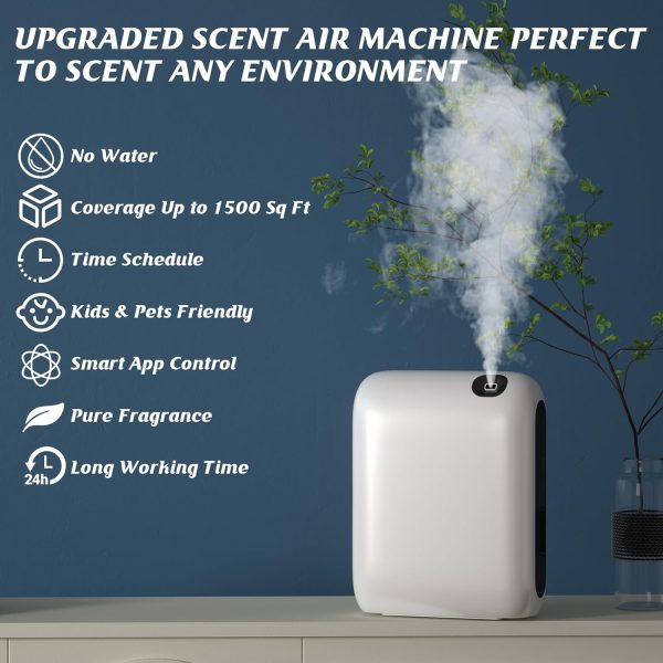 Barthelemy Scent Air Machine for Home, 1500 Sq. Ft Coverage Waterless Essential Oil Diffuser with Smart Cold Air Technology, Bluetooth Hotel Collection Diffuser for Large Room, Hotel, Spa, Office - Image 3