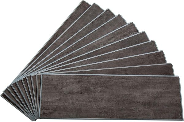 Palisade 22.8" x 7.31" Interlocking Vinyl Waterproof Backsplash Tiles in Carrara Marble - Grout-Free, Easy Install & UV Resistant, Ideal for Kitchen & Bathroom (10 Pack) - Image 39