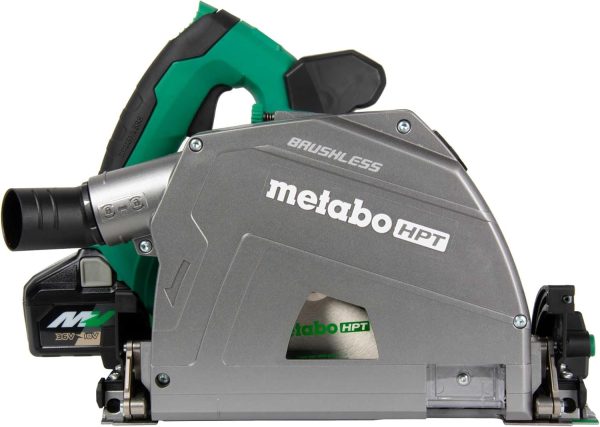 Metabo HPT 36V MultiVolt Cordless Circular Track Saw Kit, Includes 1-36V/4.0Ah Battery, 6-1/2-Inch Blades, Hard Case, 2-19/32-Inch Cutting Depth, Lifetime Tool Warranty, C3606DPA