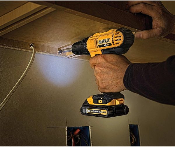 DEWALT 20V Max Cordless Drill/Driver Kit, Includes 2 Batteries and Charger (DCD771C2) - Image 26