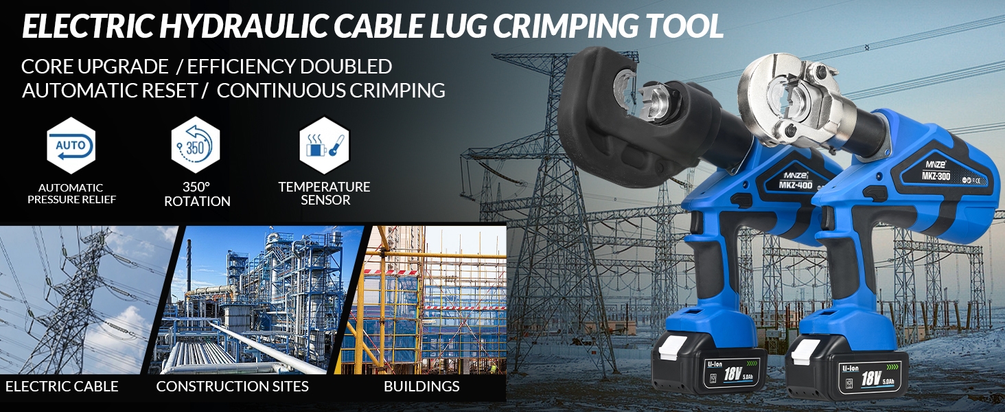 Electric Hydraulic Cable Lug Crimper