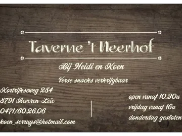 TAVERNE ‘T NEERHOF