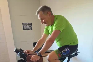 Klaus Claus spinninginstruktør ved bfit fitness i låsby spinning
