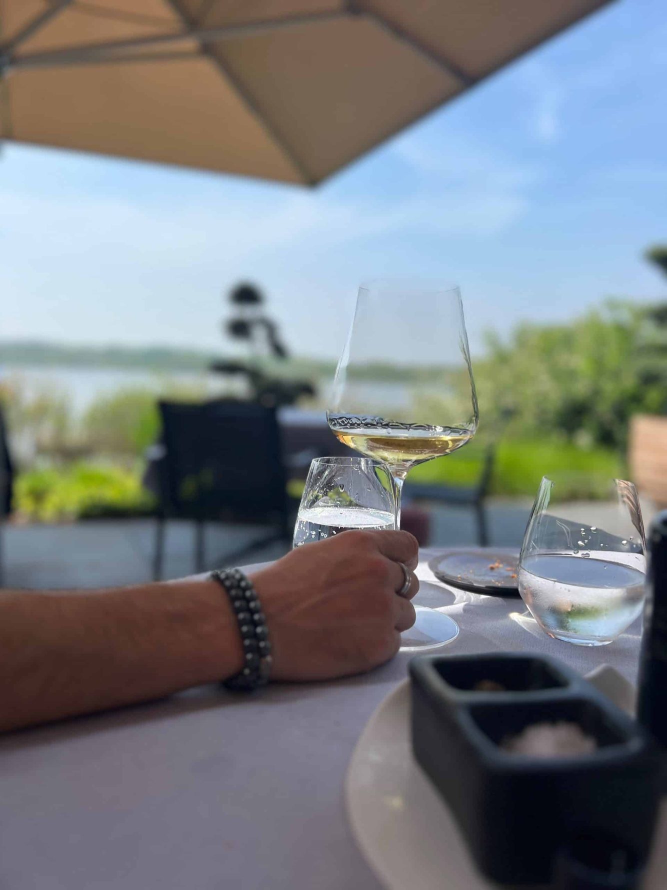 Take a break, drink a glass different wine