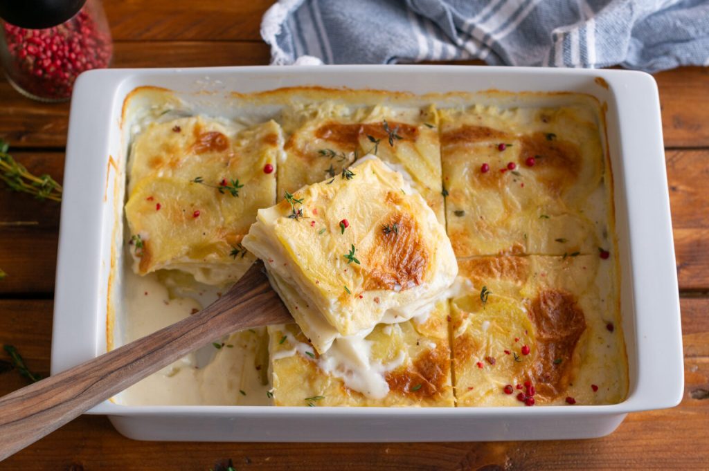 Potato gratin Dauphinois