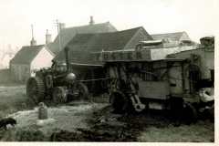 Threshing machine at Wood End