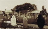 Baptist Church & graveyard c 1912 (Peter Searle)