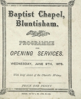Opening Leaflet 1875 (Peter Searle)