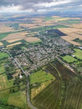 Thanks to Charlotte Pinches for the aerial image of the whole village taken in August 2023