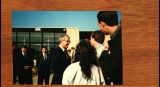 Prime Minister John Major visits the School, September 1991