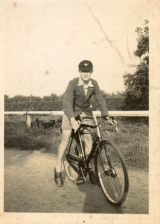 Peter Godfrey and his favourite bike